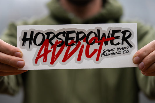 Horsepower Addict Bumper Sticker