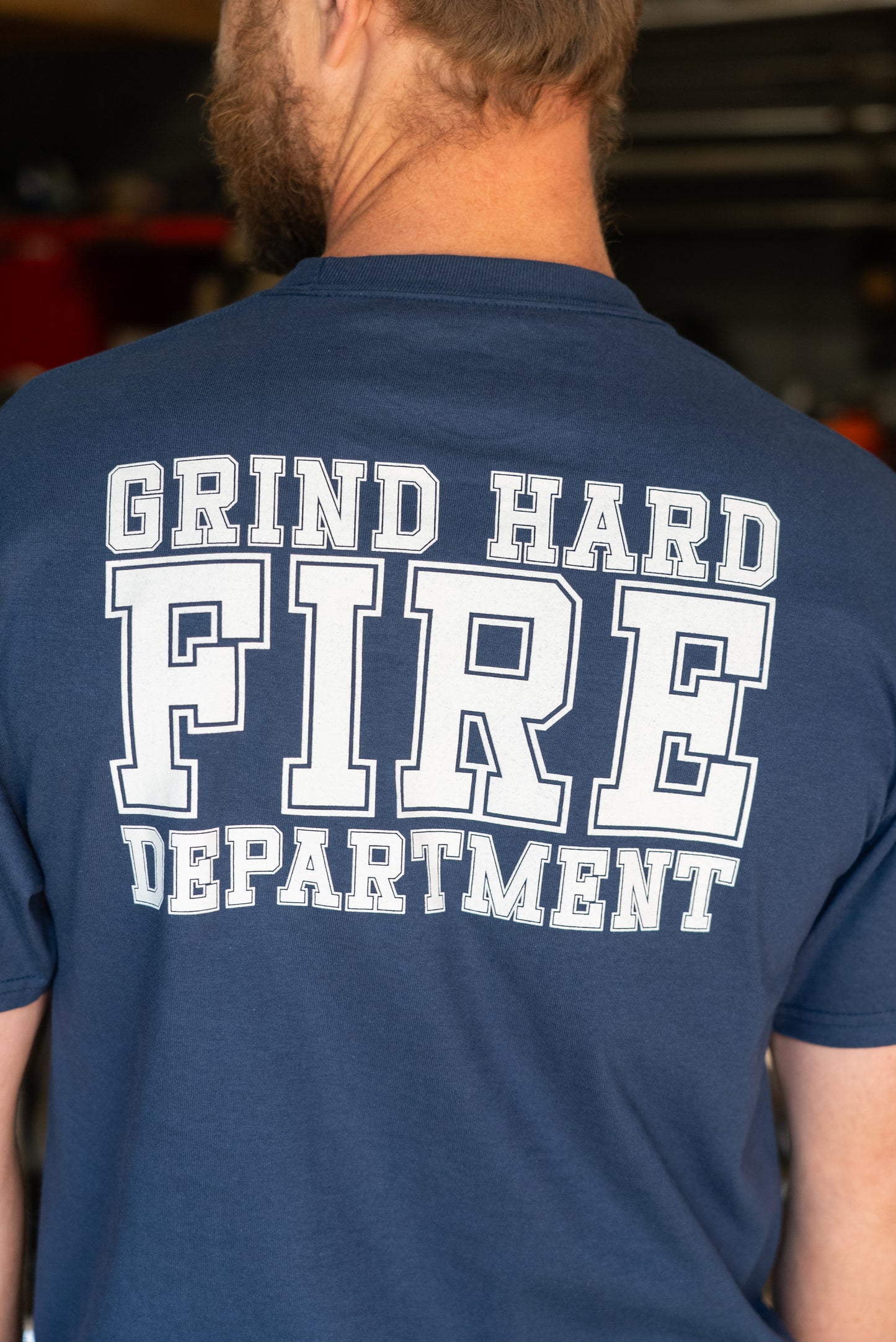 GRIND HARD FIRE DEPARTMENT TEE