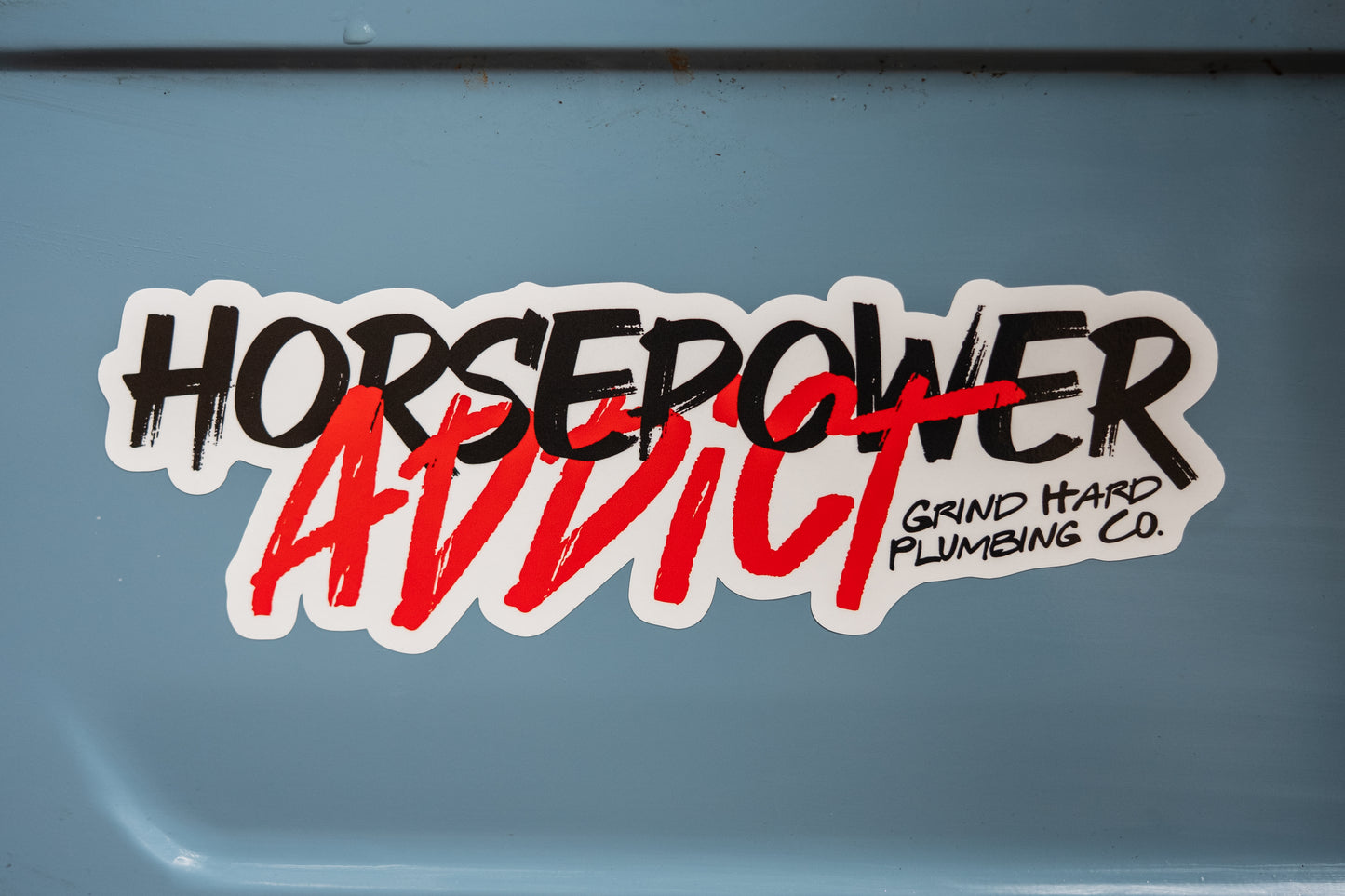 Horsepower Addict Bumper Sticker