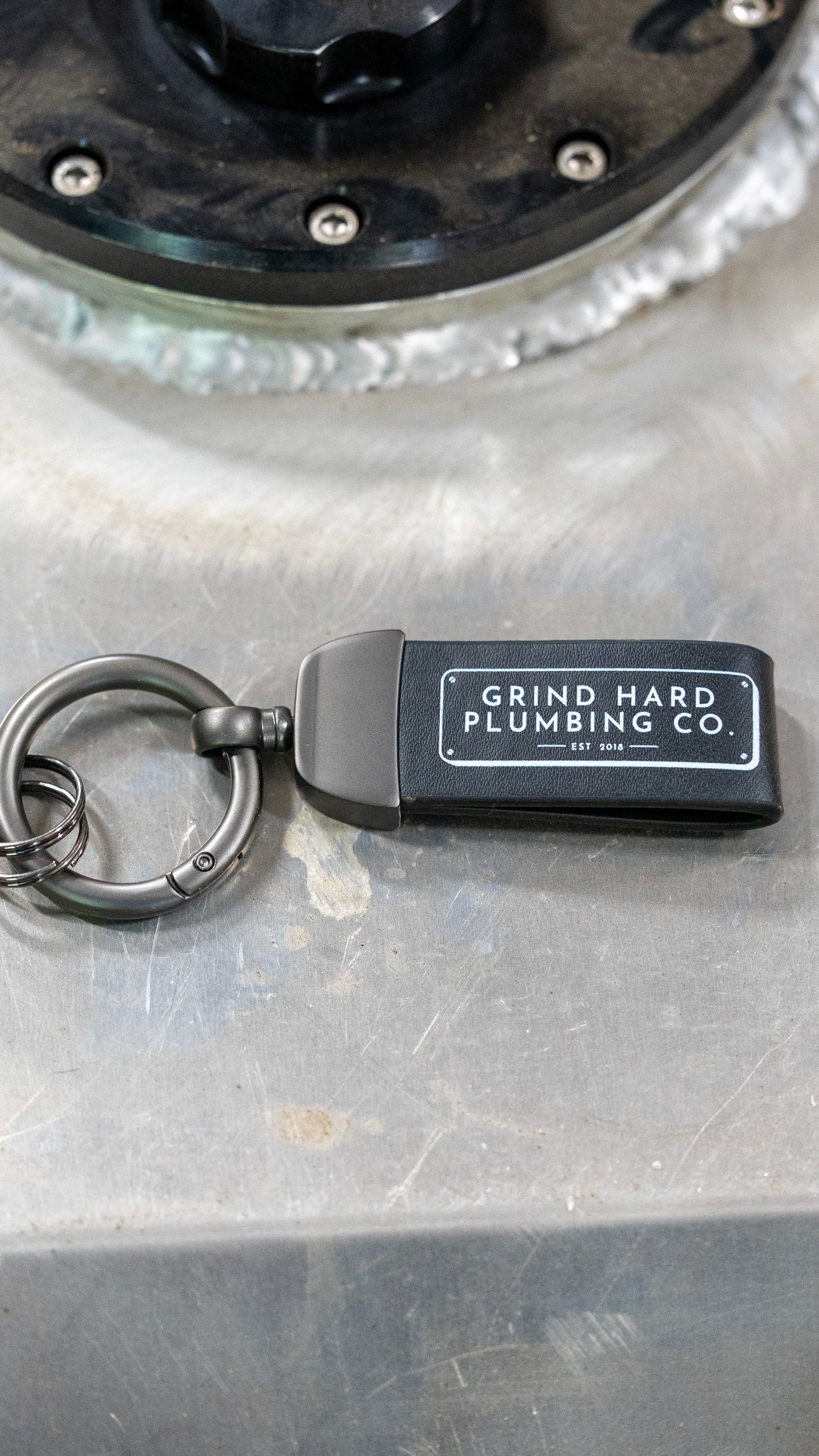 LEATHER KEY TAG