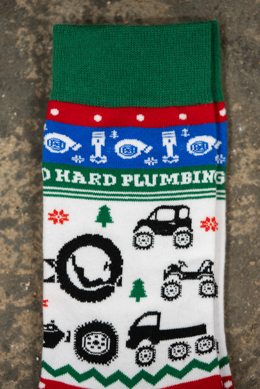 Grind Hard Christmas Socks