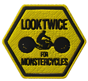 LOOK TWICE WOVEN PATCH