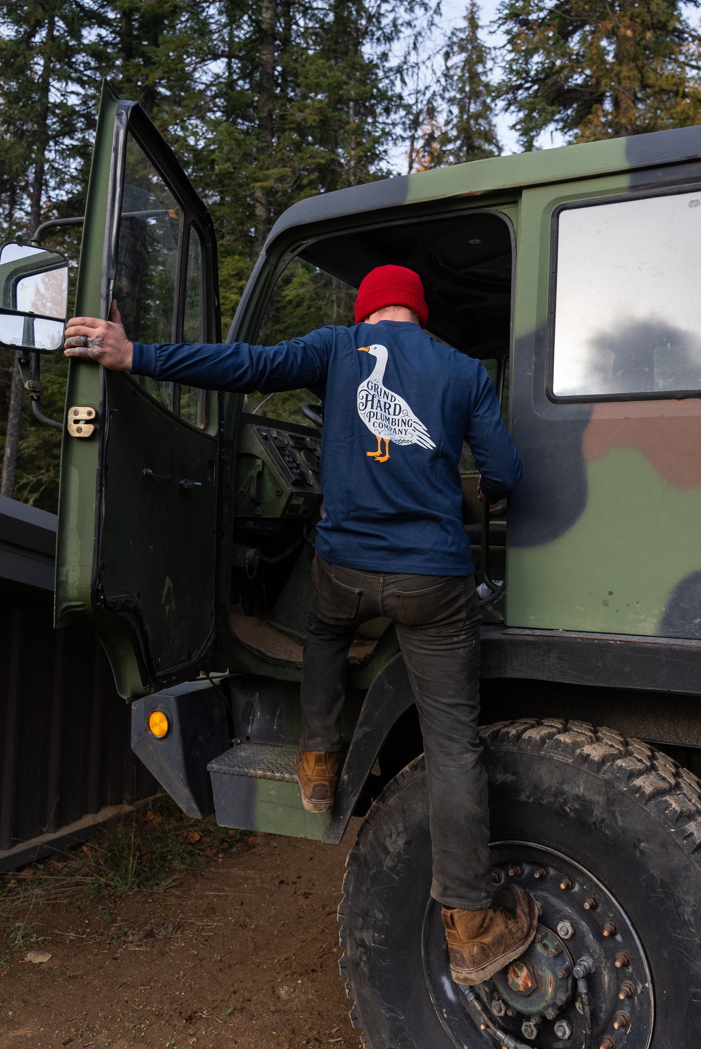 Long Sleeve Geese Shirt