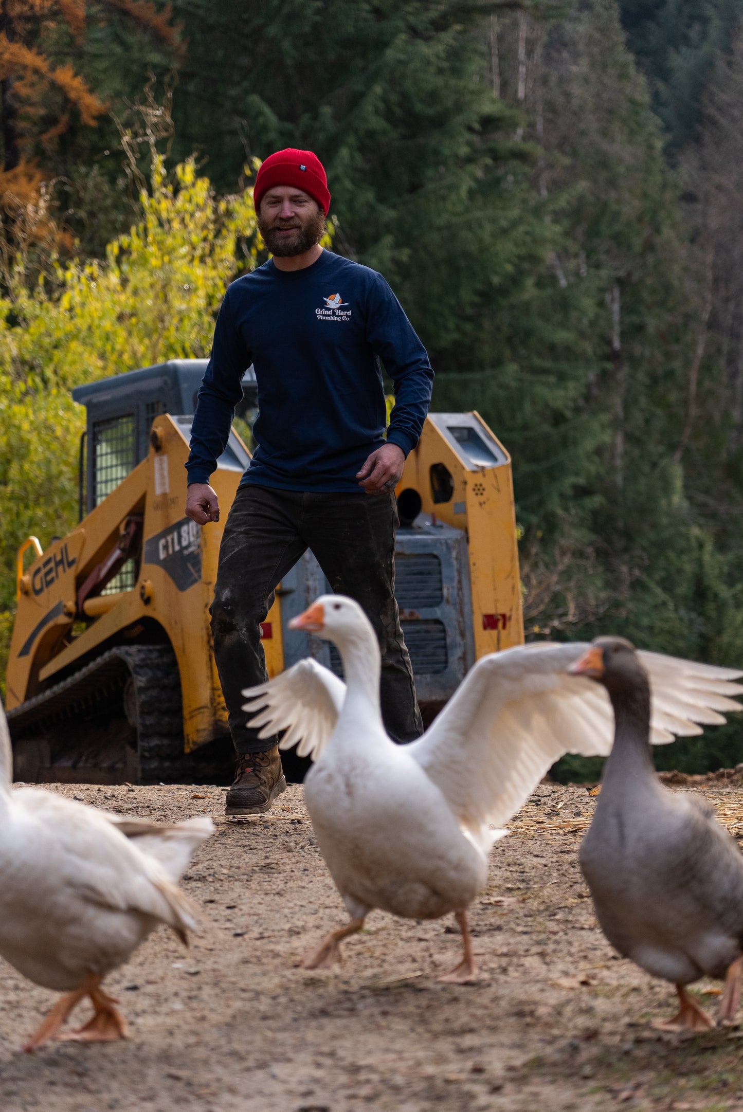 Long Sleeve Geese Shirt