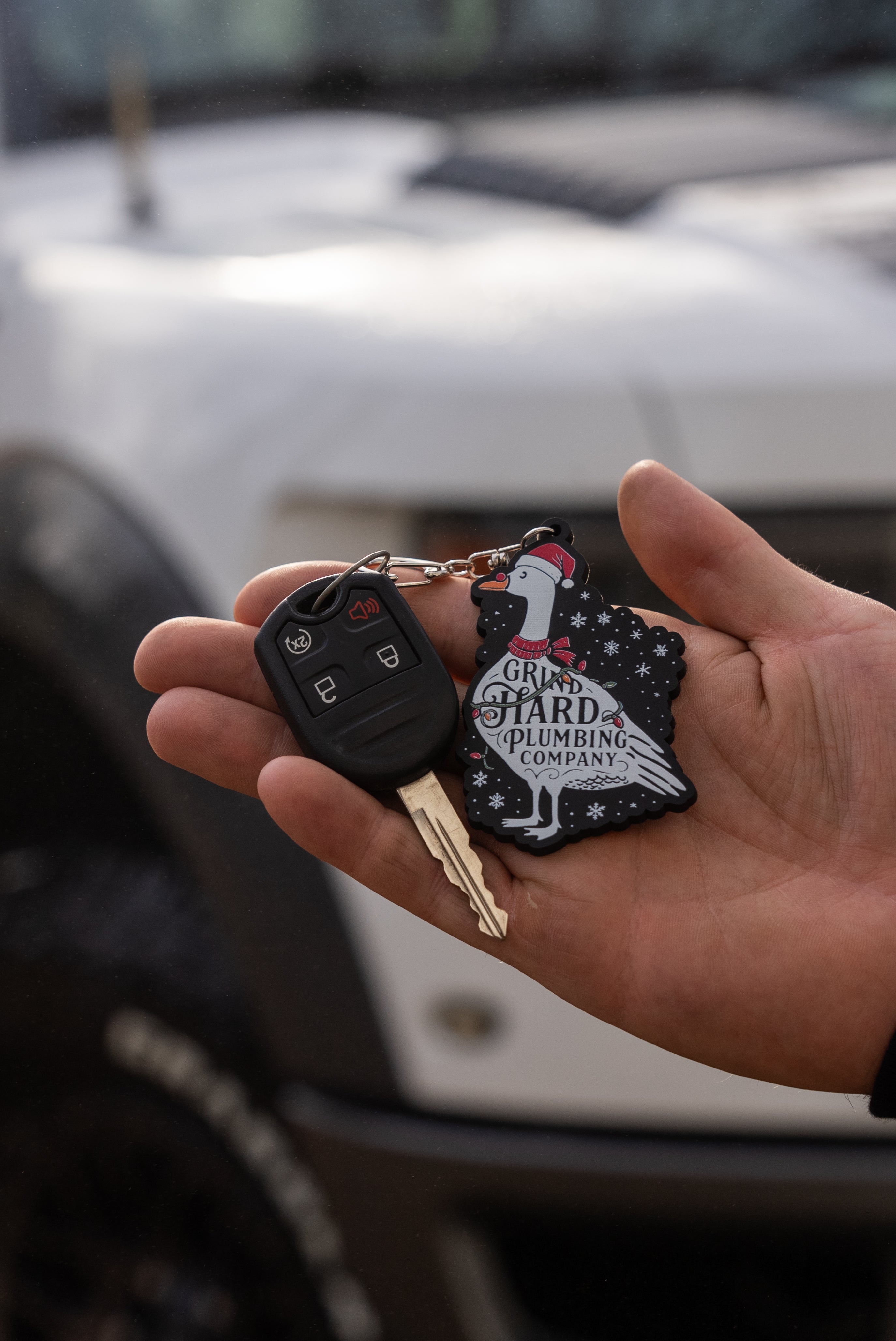 Goose Key Chain – Grind Hard Plumbing Co