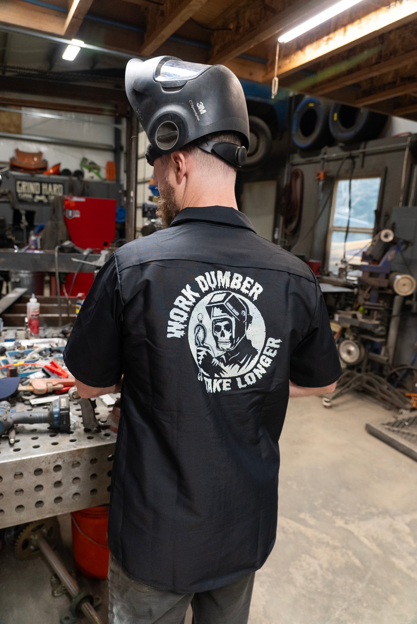 Work Dumber Workshirt Premium Edition