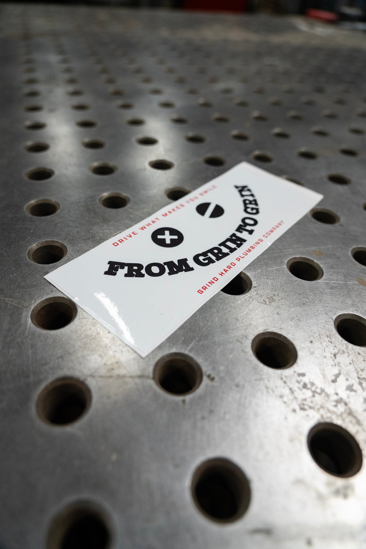 Grin to Grin Bumper Sticker