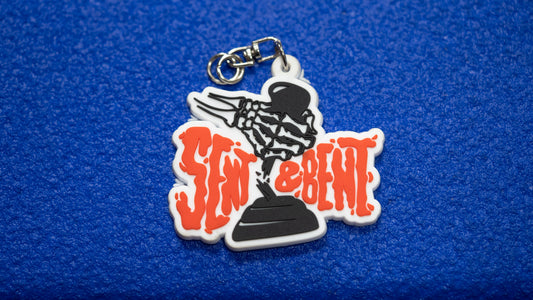 SENT AND BENT KEY CHAIN