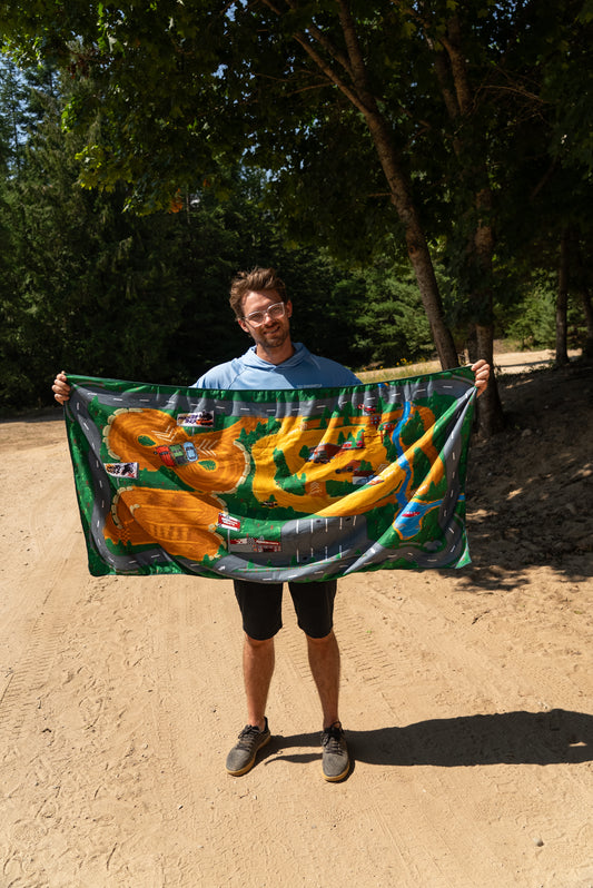 LIMITED EDITION: GRIND HARD HQs BEACH TOWEL