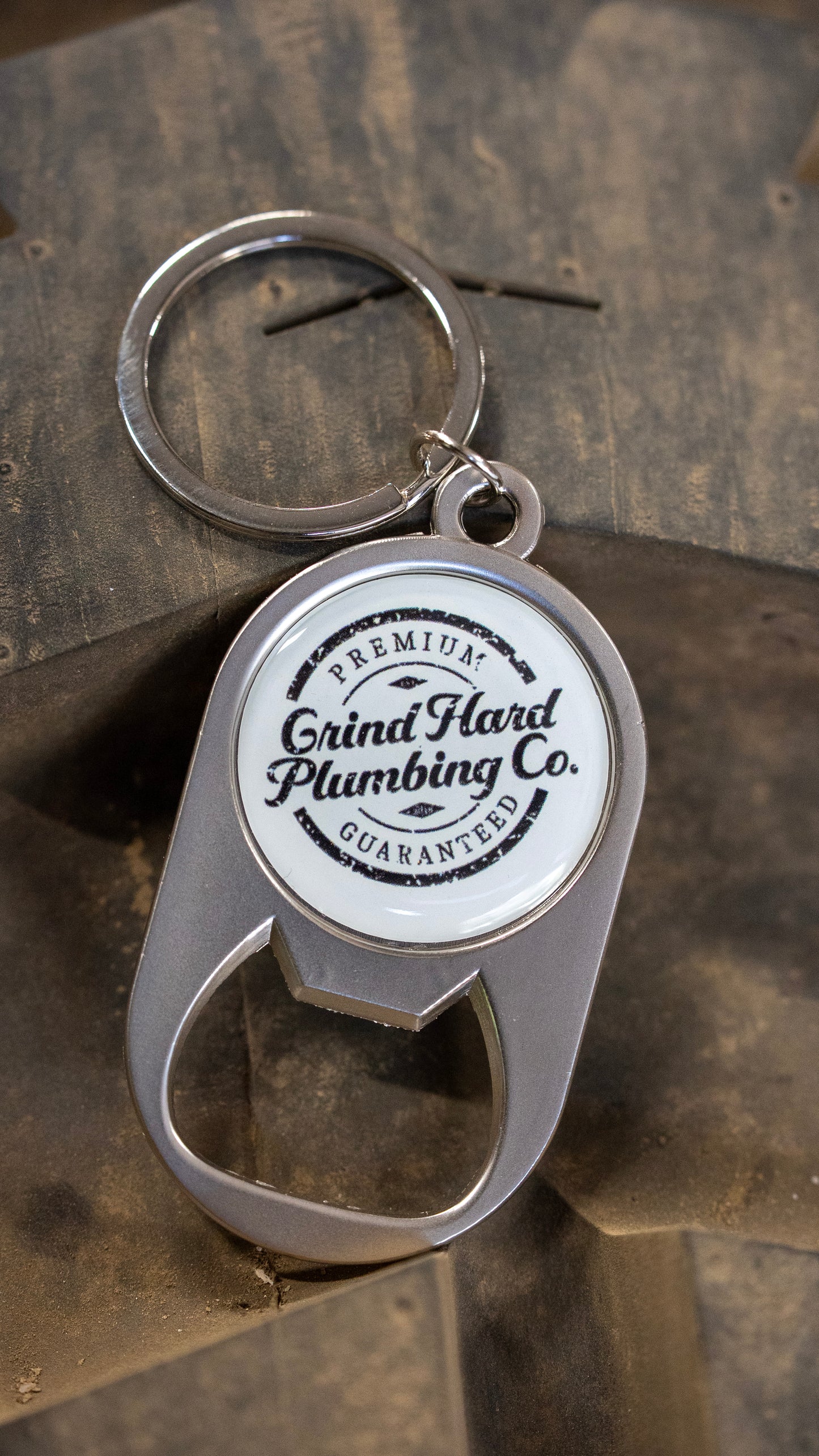 PREMIUM STAMP KEY RING/BOTTLE OPENER