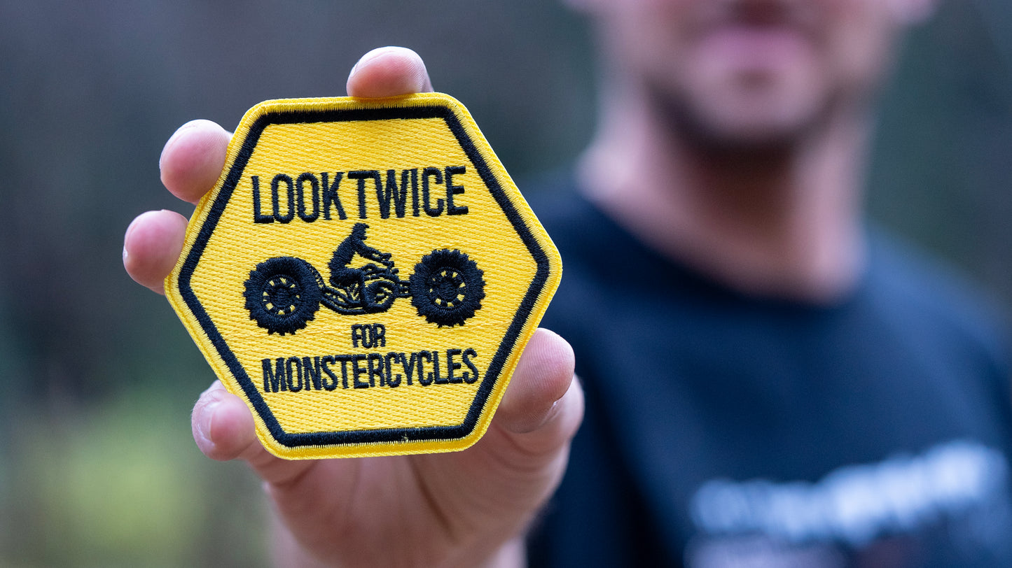 LOOK TWICE WOVEN PATCH