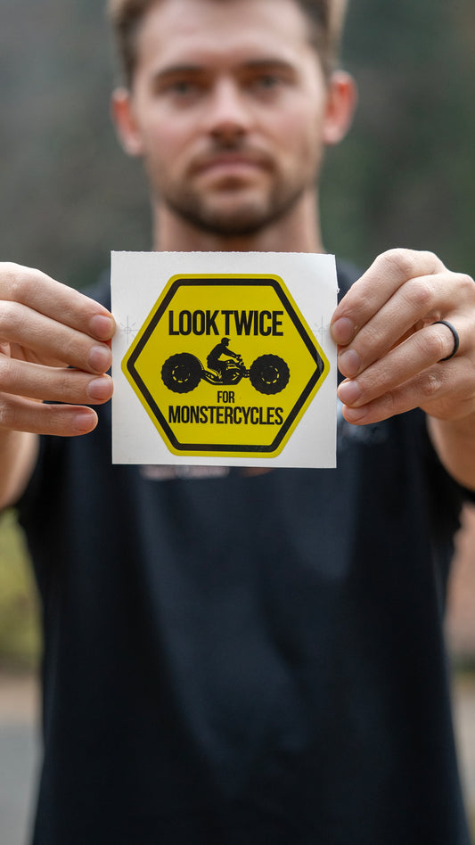 LOOK TWICE DECAL