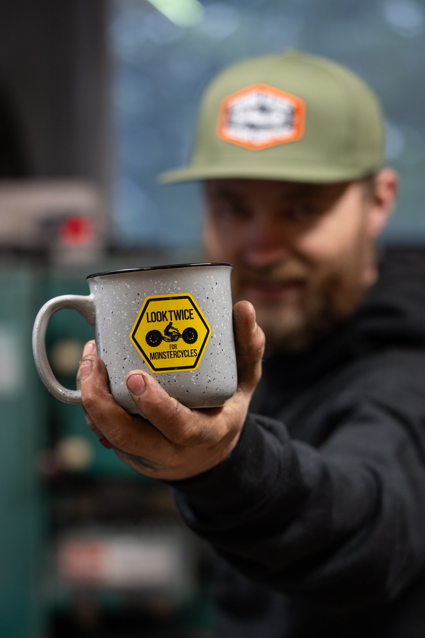 LOOK TWICE CERAMIC MUG