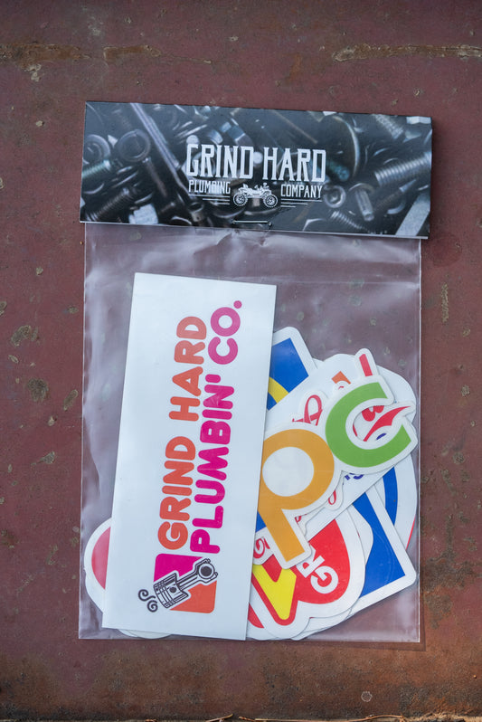 GRIND HARD STICKER PACK