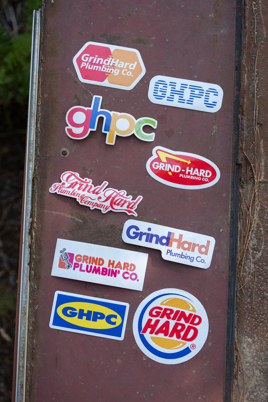 GRIND HARD STICKER PACK